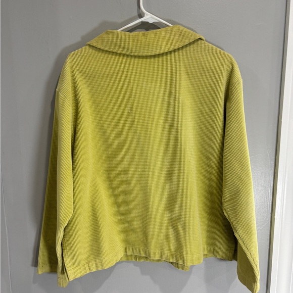 Bryn Walker Cotton Corduroy Waffle Shirt Jacket Size Small Button Up Shacket - Picture 4 of 9